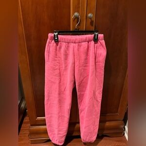 Tic Toc Pink  Sweatpants Size Snall